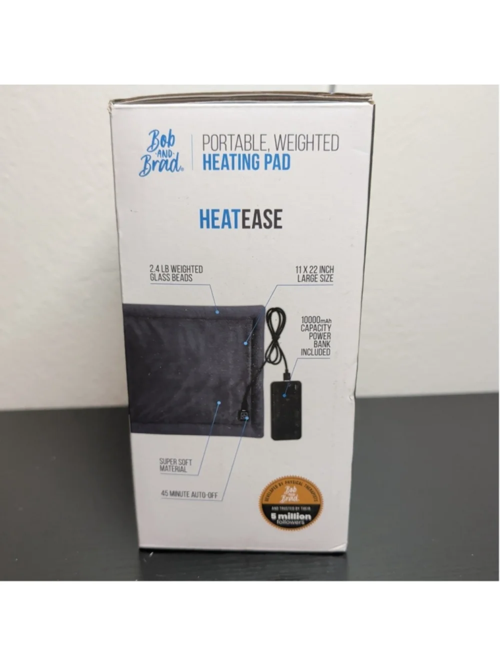 BOB AND BRAD Portable Weighted Heating Pad Heateasy , New